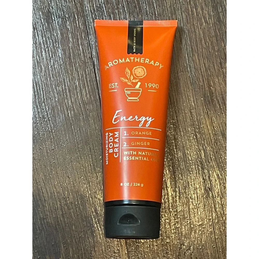 Bath & Body Works Aromatherapy Energy Orange Ginger Body Cream 8oz 226g New